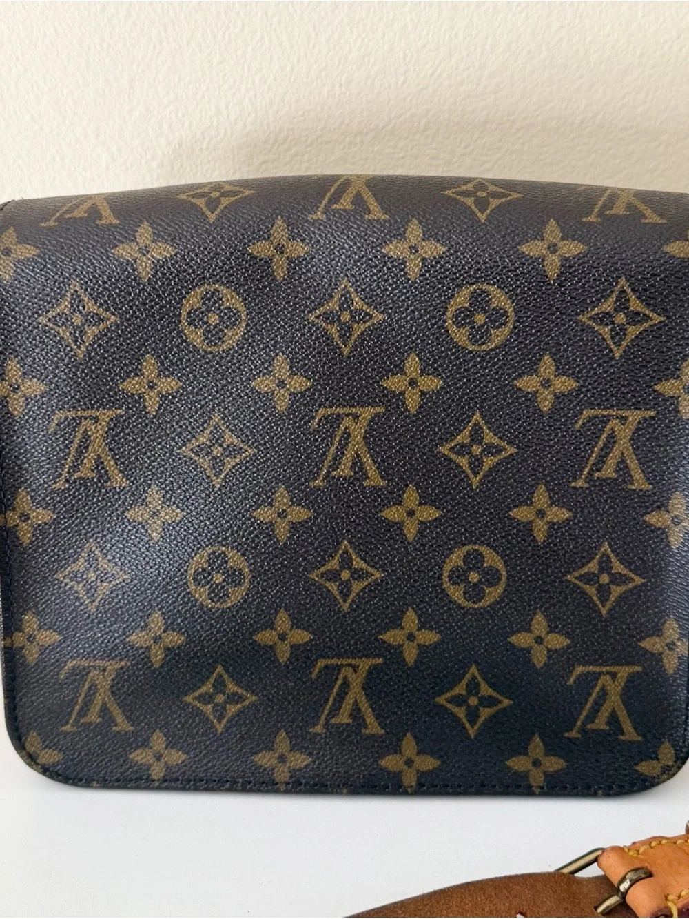LOUIS VUITTON Cartouchiere MM Shoulder/Crossbody Bag Monogram
